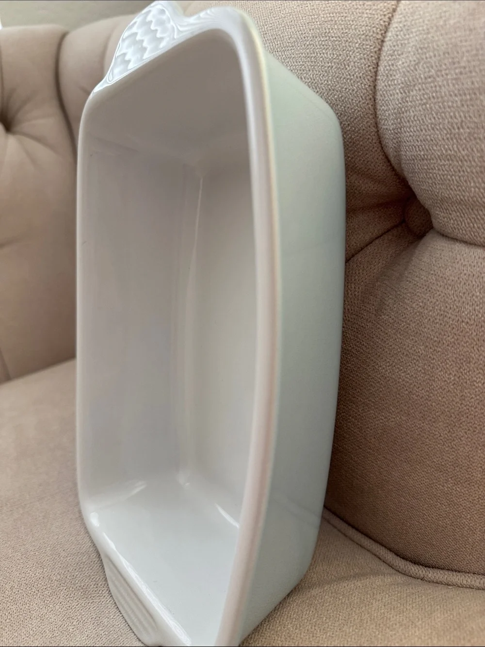 NWOT 8 x 6 x 2.25” Light Blue Stoneware Baking Dish Made in Portugal